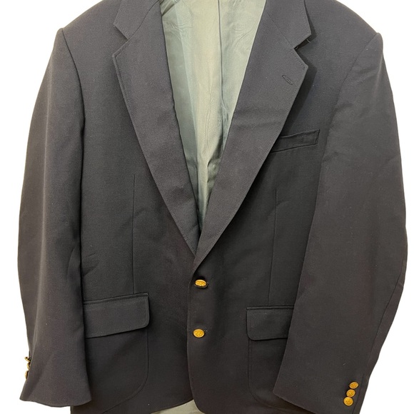 Stanfford Blazer with gold buttons size 43L - Picture 8 of 9